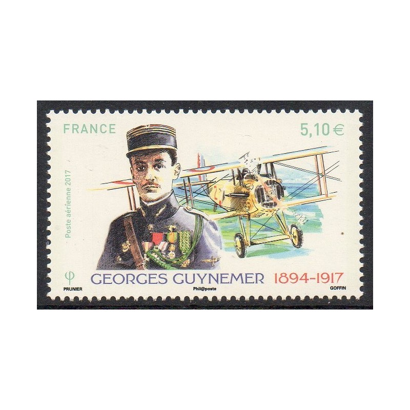 Timbre France Poste Aérienne Yvert 81 Georges Guynemer