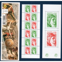Carnet Yvert bc 1524 à composition variable 2015 Sabine de Gandon