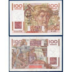 100 Francs Jeune Paysan TTB 7.2.1952 Billet de la banque de France