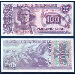 Albanie Pick N°55b, Billet de banque de 100 Leke 1994