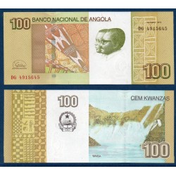 Angola Pick N°153b, Billet de banque de 100 Kwanzas 2017