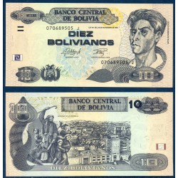 Bolivie Pick N°243, Billet de banque de 10 bolivianos 2015