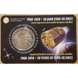 2 euros commémorative Belgique 2018 Satelitte ESRO-2B version Flamande piece de monnaie €