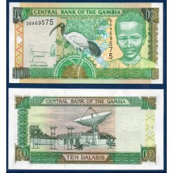 Gambie Pick N°21c, Billet de banque de 10 Dalasis 2001-2005