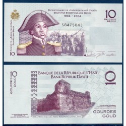 Haïti Pick N°272h, Billet de banque de 10 Gourdes 2016