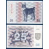 Lituanie Pick N°36b, Billet de banque de 25 Talonas 1991