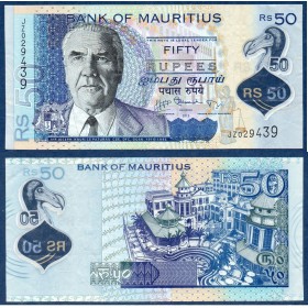 Maurice Pick N°65, TTB Billet de banque de 50 Rupees 2013