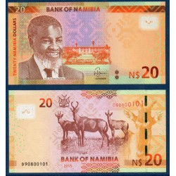Namibie Pick N°17a, Billet de banque de 20 Dollars 2015