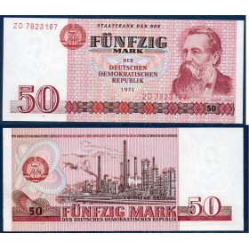 Allemagne RDA Pick N°30a, Neuf Billet de banque de 50 Mark 1971