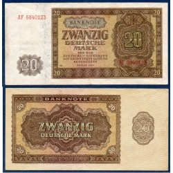 Allemagne RDA Pick N°13b, Billet de banque de 20  Mark 1948