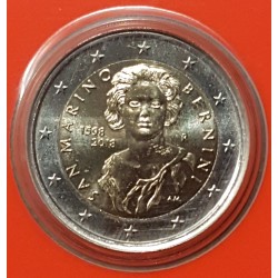 2 euros commémorative Saint Marin 2018 Bernini piece de monnaie €
