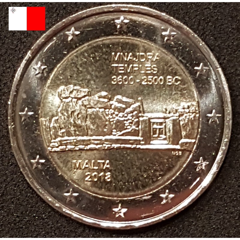 2 euros commémorative Malte 2018 Heritage Culturel piece de monnaie €