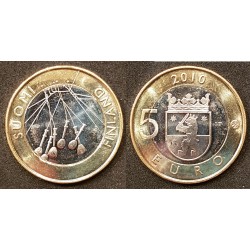 5 euros Finlande 2010, Satakunta pièce de monnaie