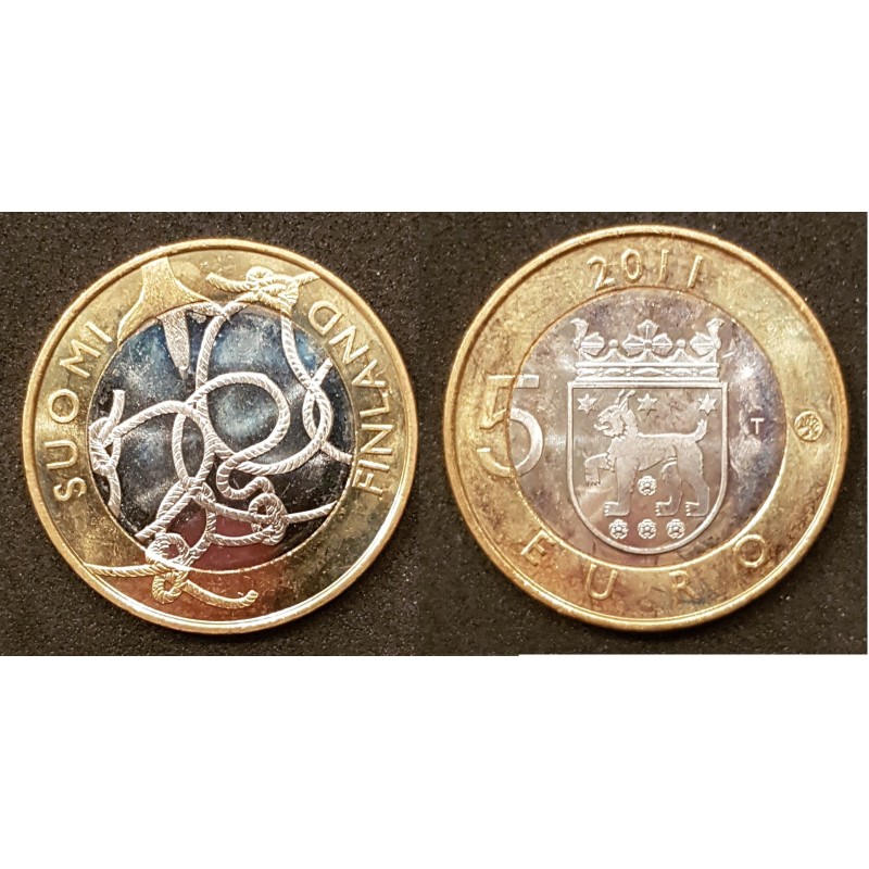 5 euros Finlande 2011, Hame pièce de monnaie