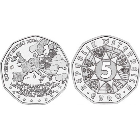 5 Euro Autriche 2004 - Elargissement UE 5€