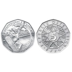 5 Euro Autriche 2010 - Snowbord 5€