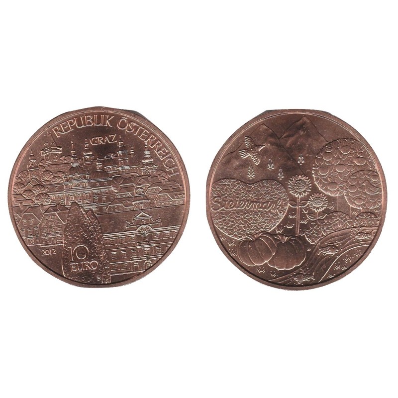 10 Euro Autriche 2012 - Styrie 10€