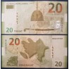 Azerbaïdjan Pick N°28, Billet de banque de 20 Manat 2008