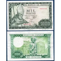 Espagne Pick N°151, Billet de banque de 1000 pesetas 1965