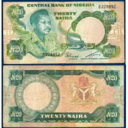 Nigeria Pick N°26a, Billet de Banque de 20 Naira 1984