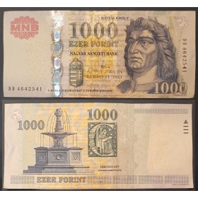 Hongrie Pick N°197c, Billet de banque de 1000 Forint 2011