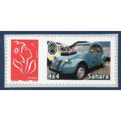 Personnalisé Yvert n°3802Ab Marianne de Lamouche, Autoadhésif Citroen Sahara sans valeur