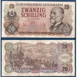 Autriche Pick N°136a, Billet de banque de 20 schilling 1956