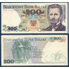 Pologne Pick N°144c, TTB Billet de banque de 200 Zlotych 1986-1988
