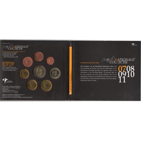 Coffret BU Pays-Bas 2007 série de pièce euro brillant universel