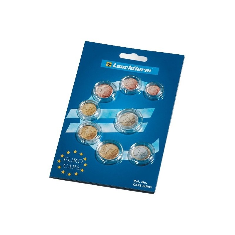 Capsules pour une série de pièces Euro