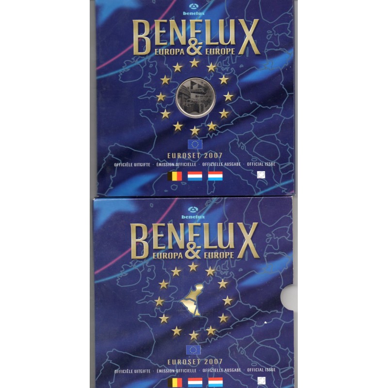 Coffret BU Benelux 2007 série de pièce euro brillant universel