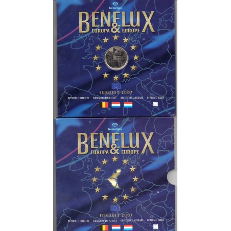 Coffret BU Benelux 2007 série de pièce euro brillant universel