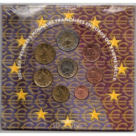 Coffret BU France 2001 piece de monnaie euro