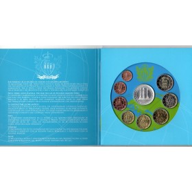 Coffret BU Saint-Marin 2008 pièces de monnaie Euro