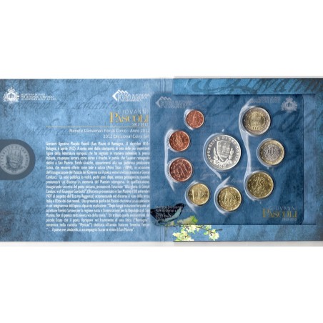 Coffret BU Saint-Marin 2012 pièce de monnaie euro