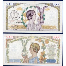 5000 Francs Victoire Sup 4.12.1941 Billet de la banque de France