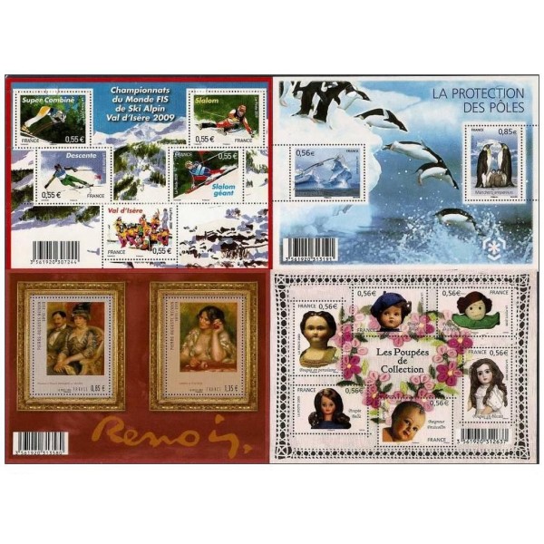 Timbre France Année complète 2009 tous neuf luxe **