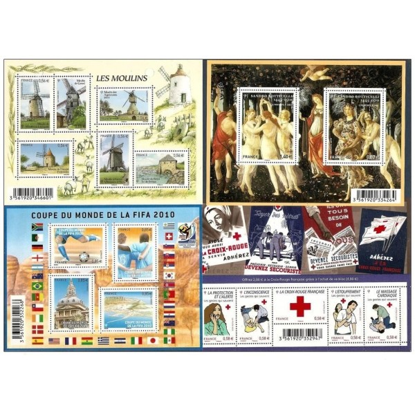 Timbre France Année complète 2010 tous neuf luxe **