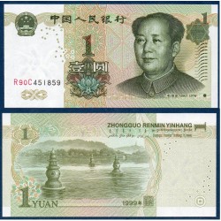 Chine Pick N°895c, Billet de banque de 1 Yuan 1999