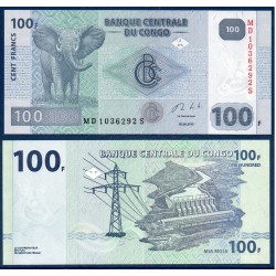 Congo Pick N°98b, Billet de banque de 100 Francs 2013
