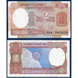 Inde Pick N°79j, Billet de banque de 2 Ruppes 1976
