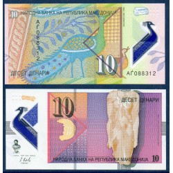 Macedoine P.25, neuf Billet de 10 Denari 2018 Isis
