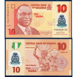 Nigeria Pick N°39a, Billet de Banque de 10 Naira 2009