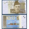 Pakistan Pick N°53a, Billet de banque de 5 Rupees 2008