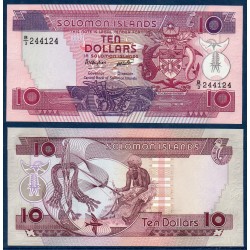Salomon Pick N°15, Billet de banque de 10 dollars 1986
