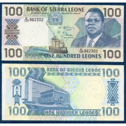 Sierra Leone Pick N°18c, Billet de banque de 10 leones 1990