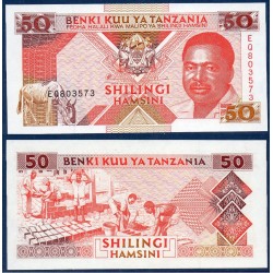 Tanzanie Pick N°23, Billet de banque de 50 shillingi 1993