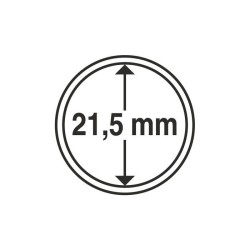 capsules diamètre 21.5 mm, pour pièces  5cts euro