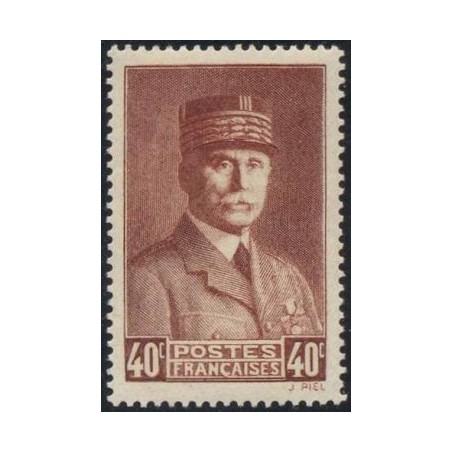 Timbre France Yvert No 470 Maréchal Pétain