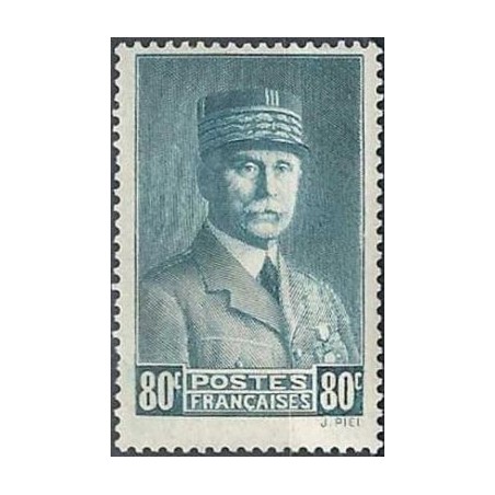 Timbre France Yvert No 471 Maréchal Pétain